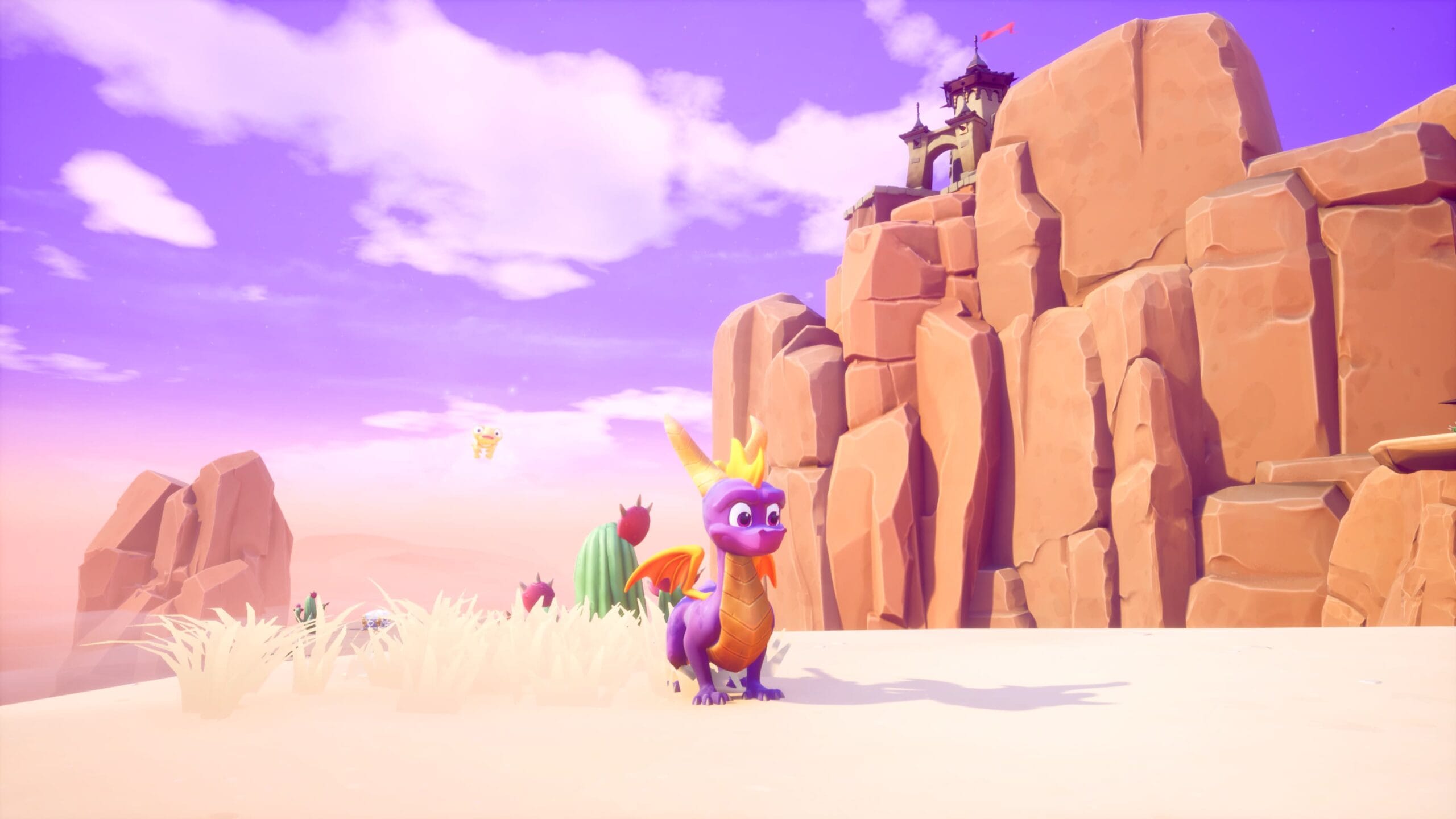 Captura de pantalla de Spyro Reignited Trilogy con gráficos remasterizados en alta definición